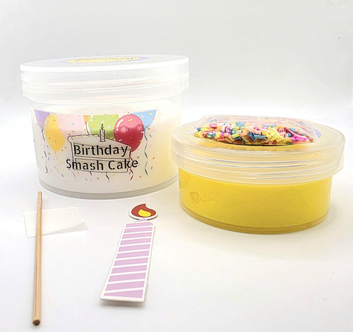 Birthday Smash Cake Slime
